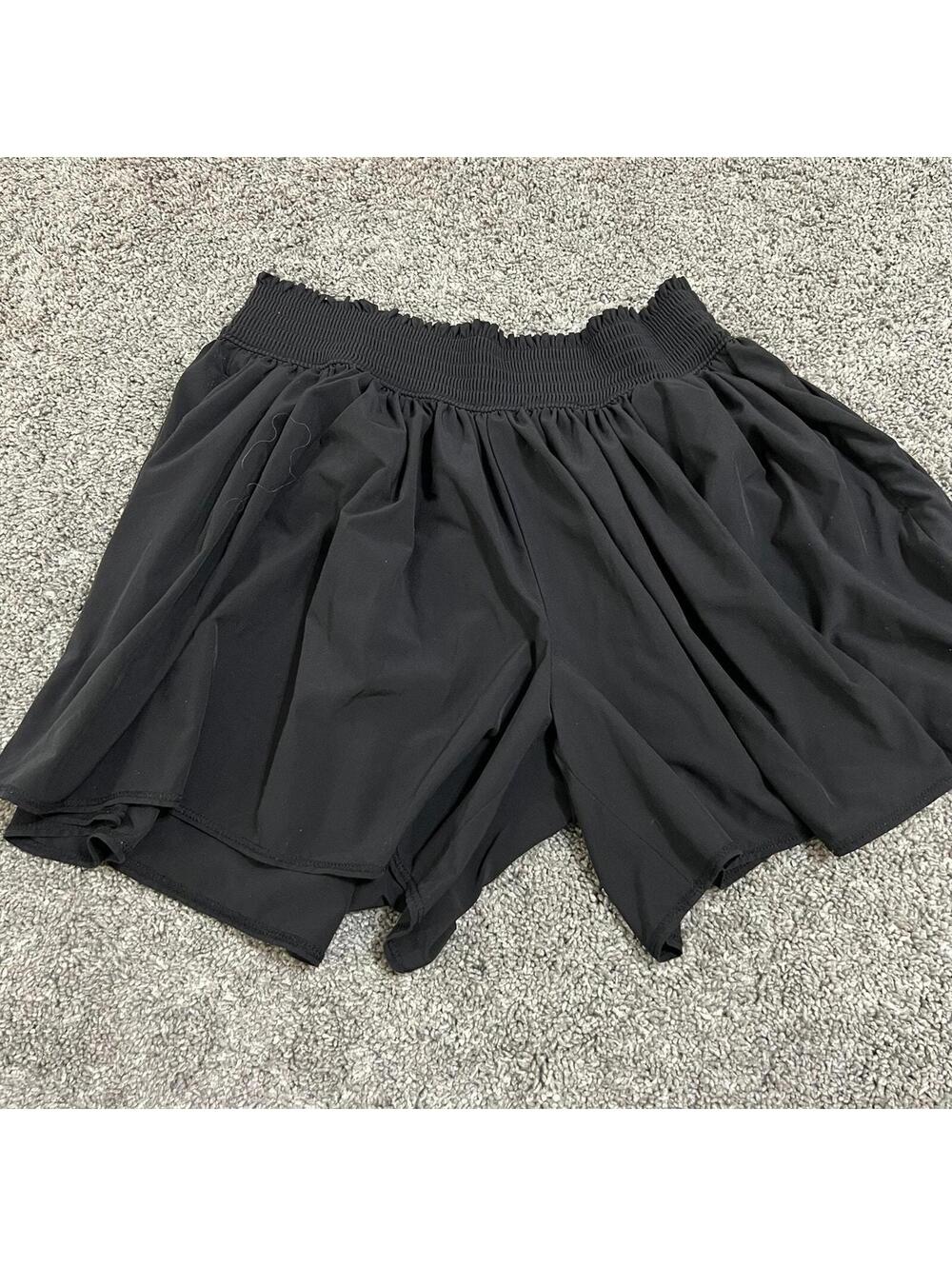 Athleta Women's Black Flowy Shorts size XS